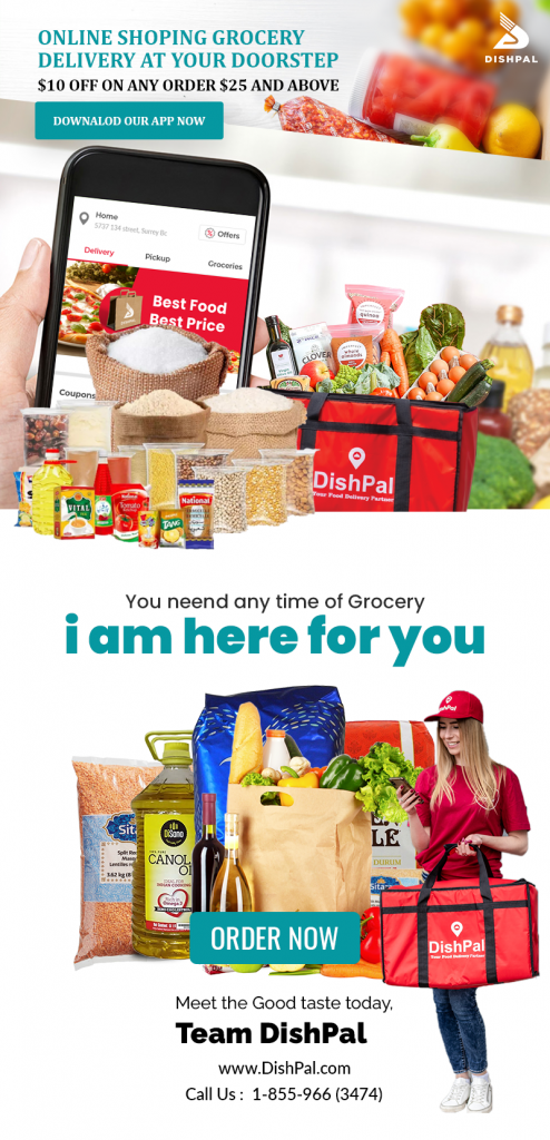 dishpal fresh grocery items